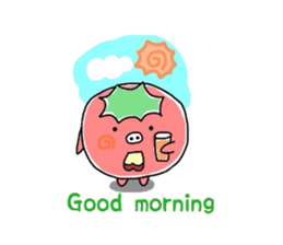 Tomaton and green peppers sticker #3027963