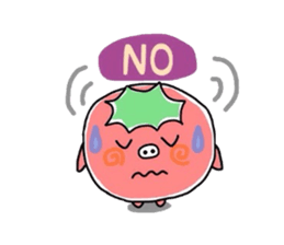 Tomaton and green peppers sticker #3027972