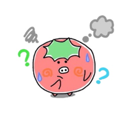 Tomaton and green peppers sticker #3027993