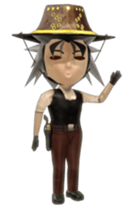 3D cowboy sticker sticker #3028403