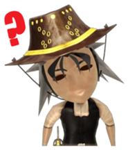 3D cowboy sticker sticker #3028406