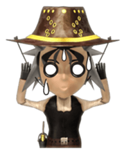 3D cowboy sticker sticker #3028408