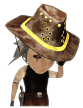 3D cowboy sticker sticker #3028412