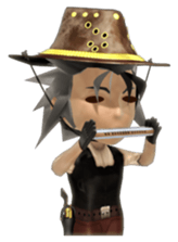 3D cowboy sticker sticker #3028417