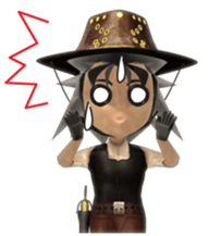 3D cowboy sticker sticker #3028422