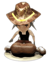 3D cowboy sticker sticker #3028423