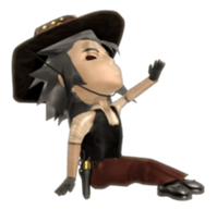 3D cowboy sticker sticker #3028430