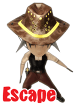 3D cowboy sticker sticker #3028431