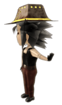 3D cowboy sticker sticker #3028432