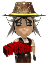 3D cowboy sticker sticker #3028436