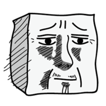 tofu-man sticker #3028529