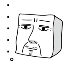 tofu-man sticker #3028533