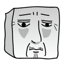 tofu-man sticker #3028543