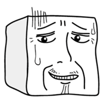 tofu-man sticker #3028547