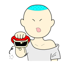 Japanese IGAGURI head boy sticker #3028627