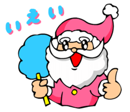 Digging Santa Claus Christmas sticker #3028672