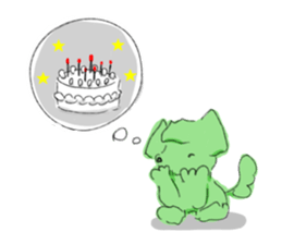 Thinking dog sticker #3029164