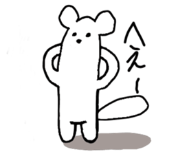 Funny bear weasel sticker #3029302