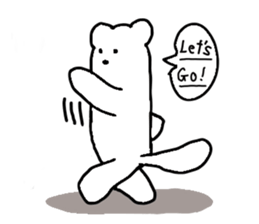 Funny bear weasel sticker #3029306