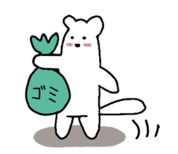 Funny bear weasel sticker #3029322