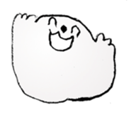 The dog drawn while phone sticker #3029979