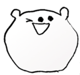 The dog drawn while phone sticker #3029987