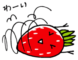 Is warmed my heart to strawberry. sticker #3031418