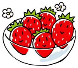 Is warmed my heart to strawberry. sticker #3031419