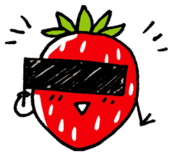 Is warmed my heart to strawberry. sticker #3031424