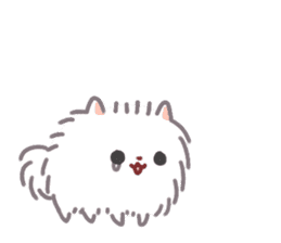 Pomeranian Mochi 2 sticker #3031792