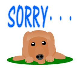 Dachshund Red (dog stamp series) sticker #3031850