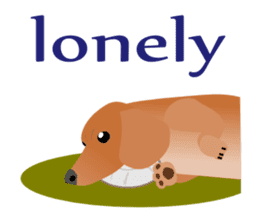 Dachshund Red (dog stamp series) sticker #3031858