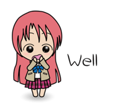 Japanese School Gal sticker #3032126