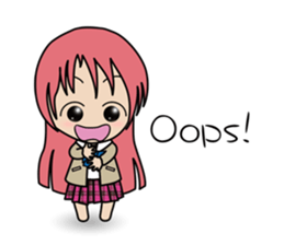 Japanese School Gal sticker #3032131