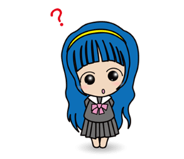 Japanese School Gal sticker #3032135