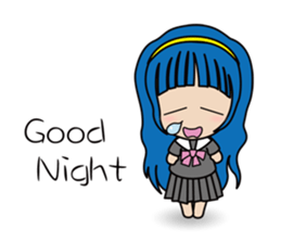 Japanese School Gal sticker #3032140