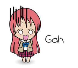 Japanese School Gal sticker #3032141