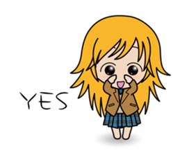 Japanese School Gal sticker #3032144