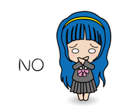 Japanese School Gal sticker #3032145