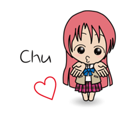 Japanese School Gal sticker #3032146