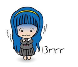 Japanese School Gal sticker #3032150