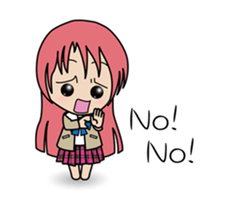 Japanese School Gal sticker #3032151