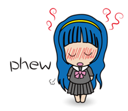 Japanese School Gal sticker #3032155