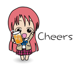 Japanese School Gal sticker #3032156