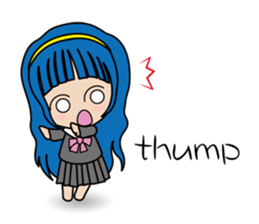 Japanese School Gal sticker #3032160