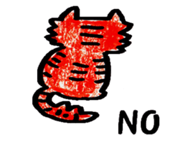 Sticker of a willful brothers cat sticker #3032544