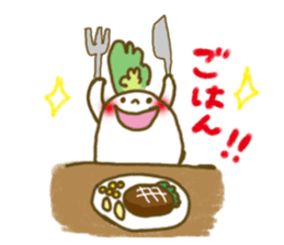 fluffy Radish sticker #3032763
