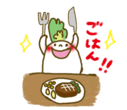 fluffy Radish sticker #3032763
