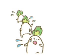 fluffy Radish sticker #3032765