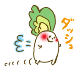 fluffy Radish sticker #3032766